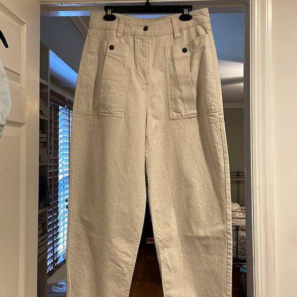 NWT Topshop Barrel Cargo Pants, Size 10 - Picture 1 of 10
